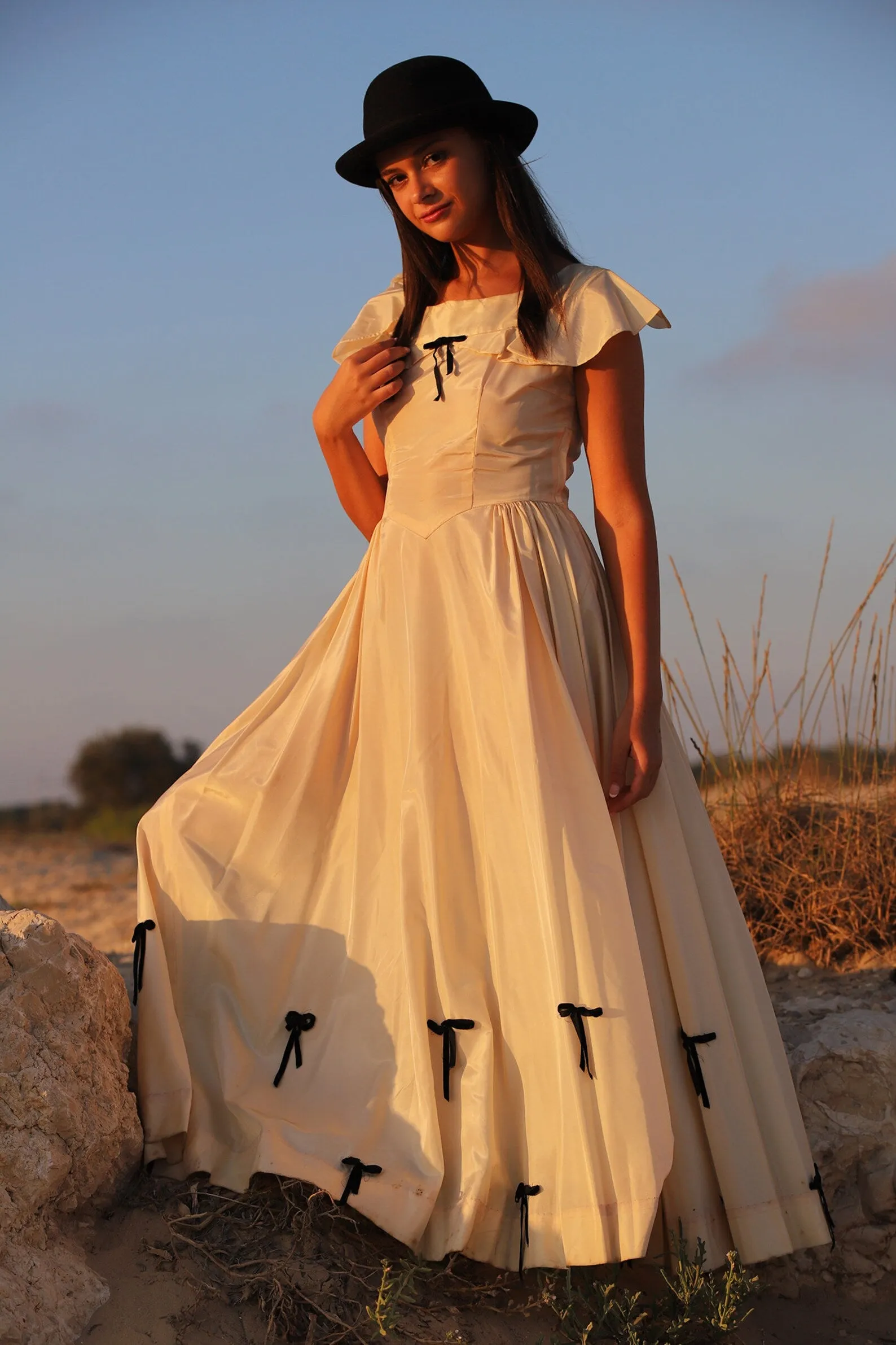 30s Hollywood Costume Full Sweep Dress