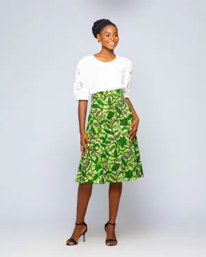 A line wrap skirt