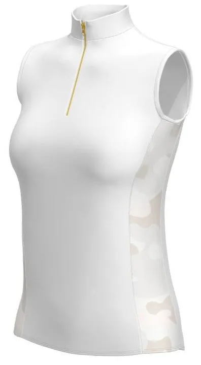 AB SPORT Women's Golf TOP GP03-WHTCAM