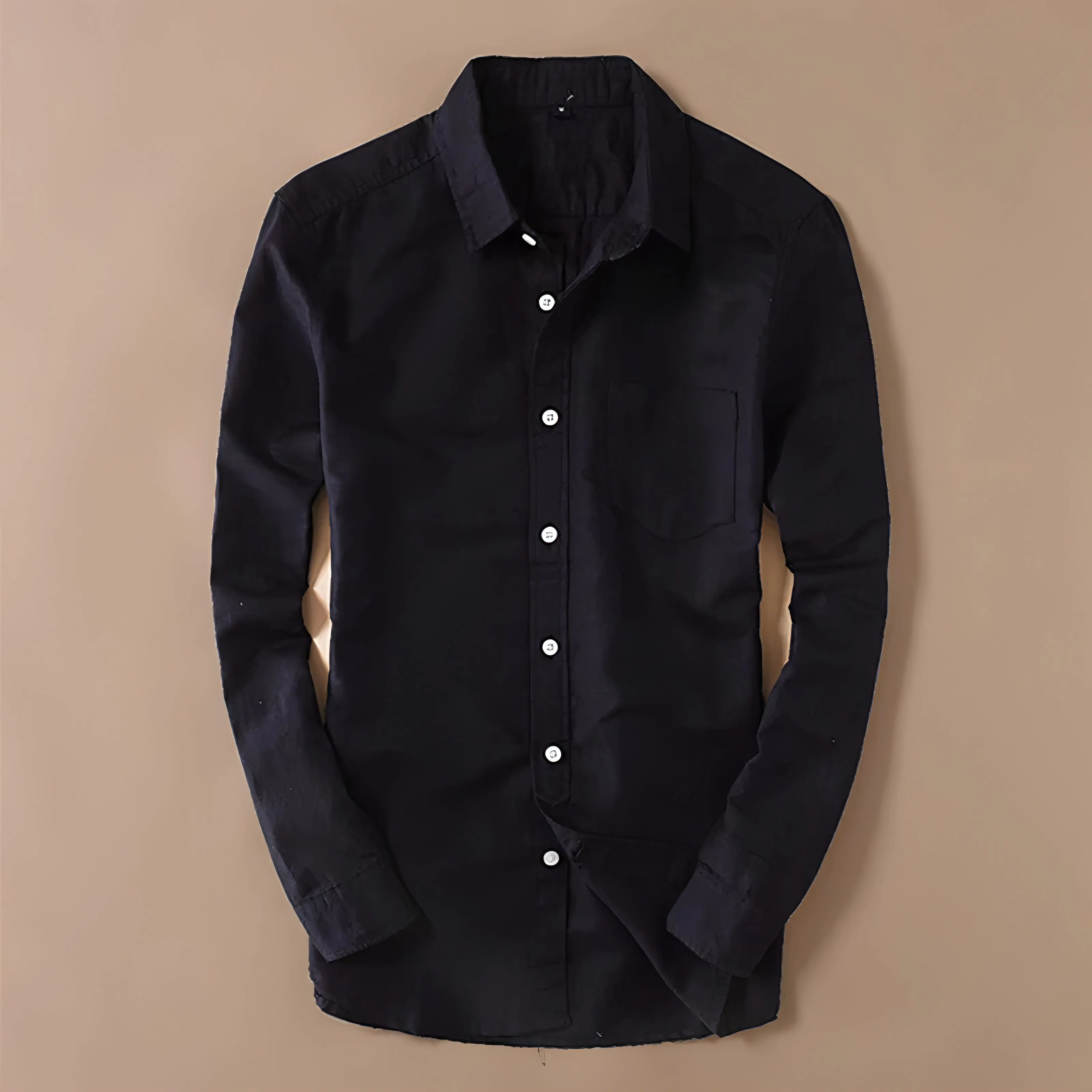 Black Linen Shirt