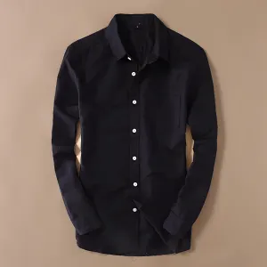Black Linen Shirt