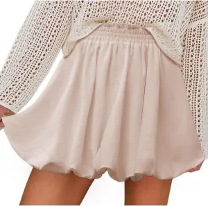 Bubble Mini Skirt for Women, Puff Balloon Short Skirts, Cute Puffy Hem Puffer Going Out Sexy Party Club Outfits
