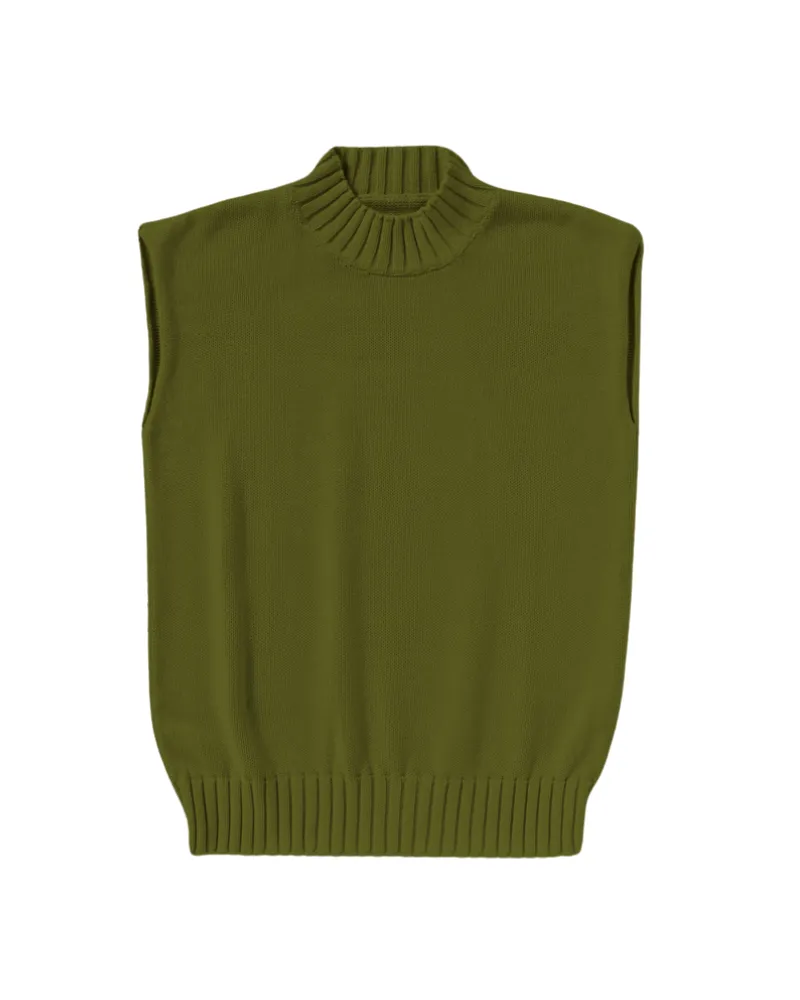 Gilet Falvio Knit Top in Cricket