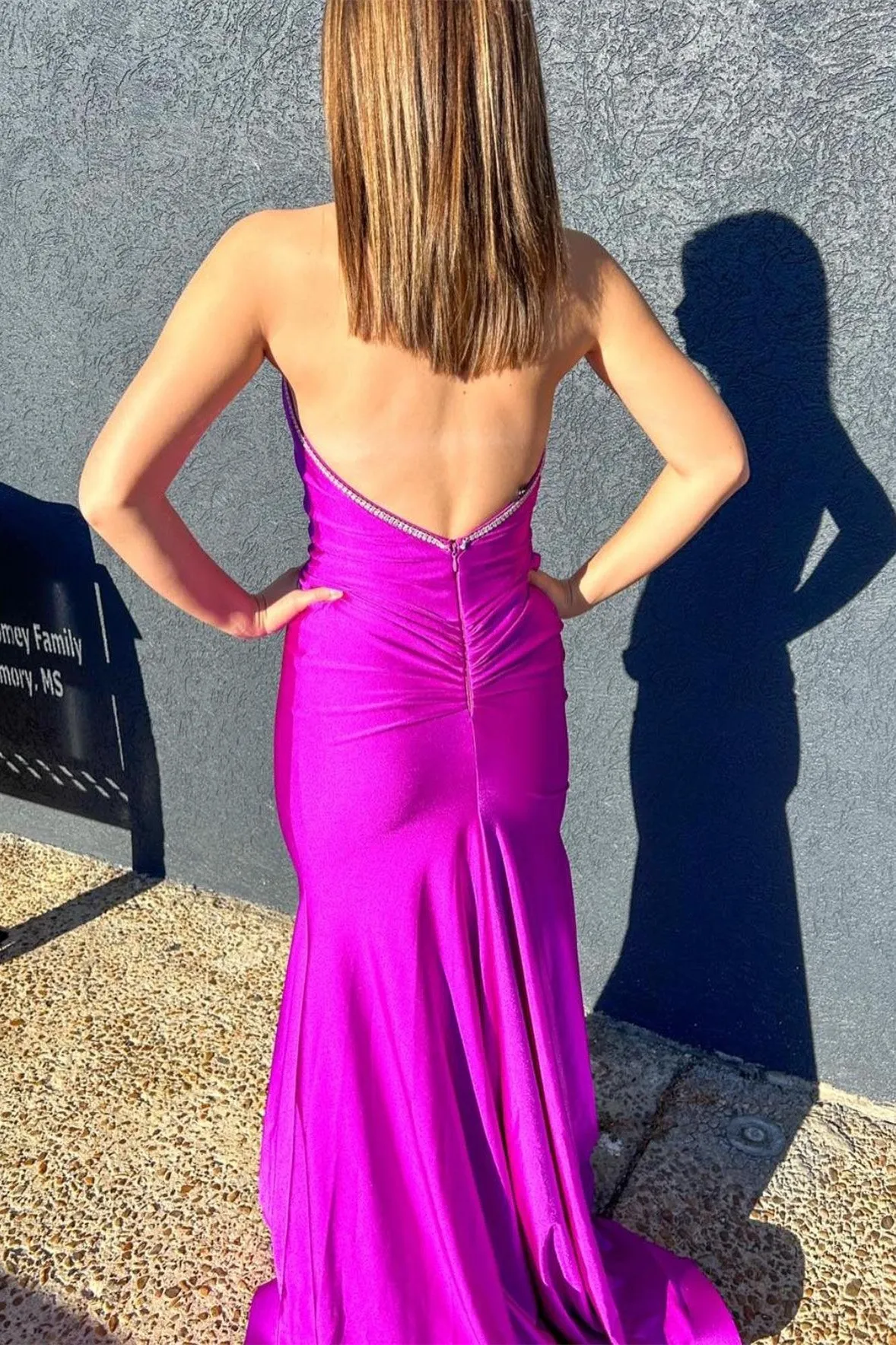 Gorgeous Trumpet Hunter Green Long Formal Dress