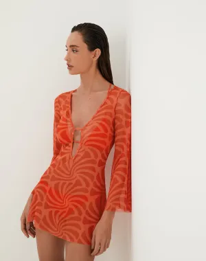 Lidi Short Cover Up - Cherie