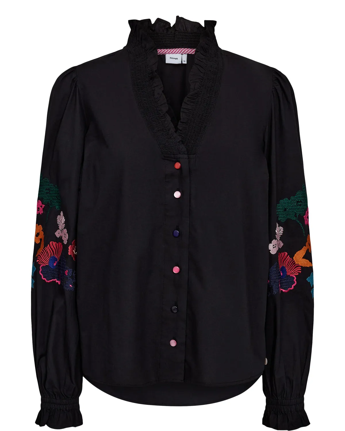 Numph Nujasmine Shirt in Caviar