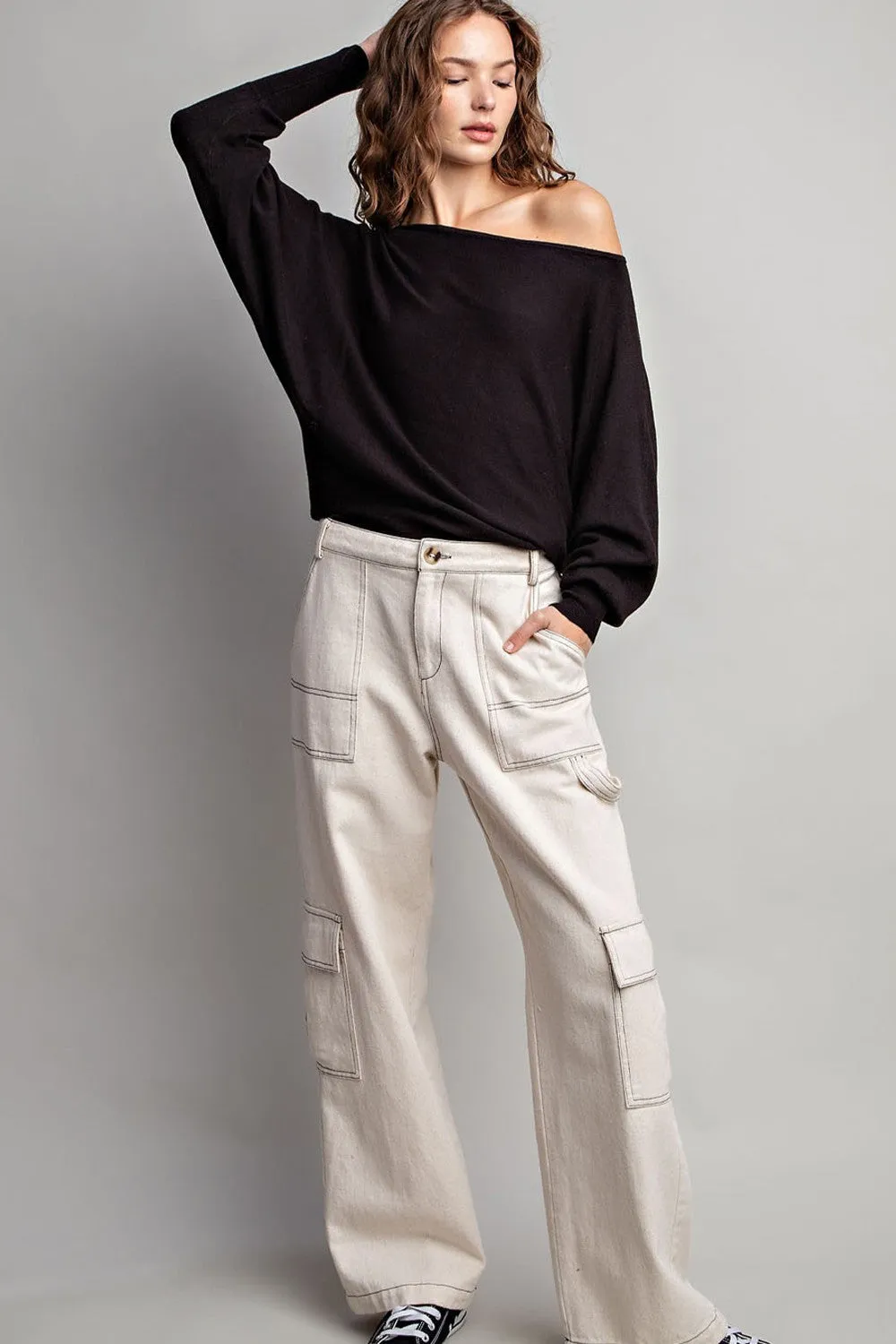 Off the Shoulder LS Top