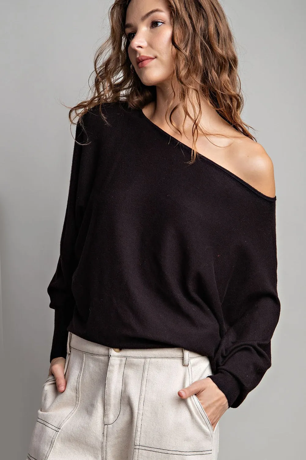 Off the Shoulder LS Top