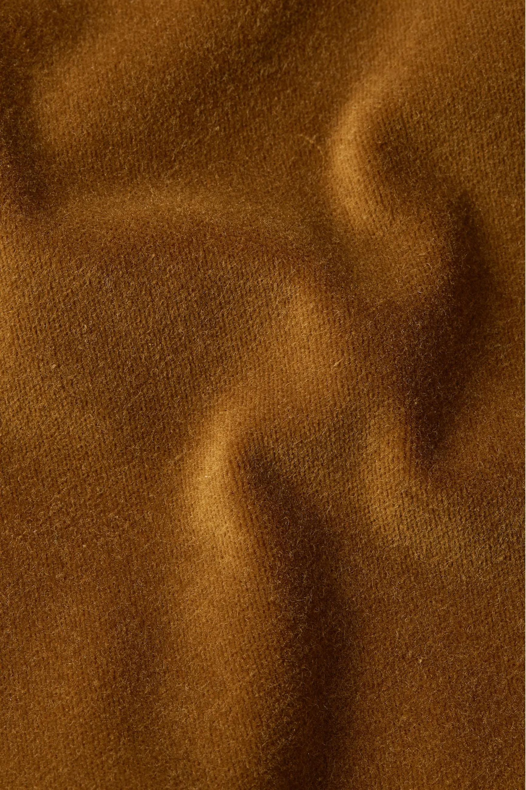 Olivia Velvet Mini Skirt - Golden Brown