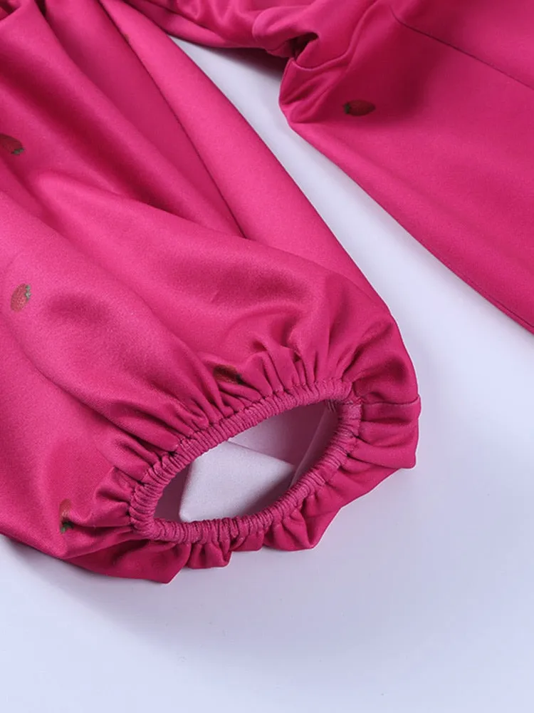 Vienna Mermaid Dress with Lantern Sleeves