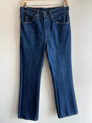 Vintage 1980s Dark-Wash Levis 517 Denim Jeans